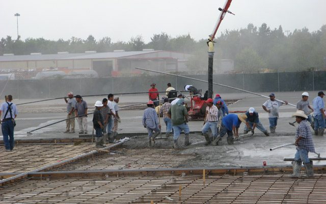 concrete machine foundations