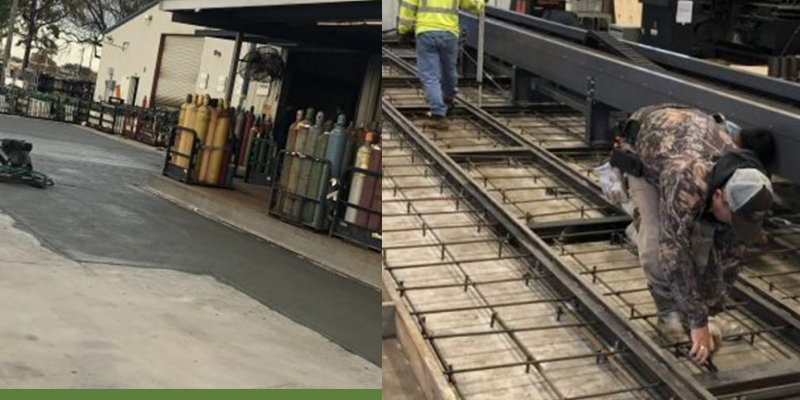 Concrete-machine foundations-houston